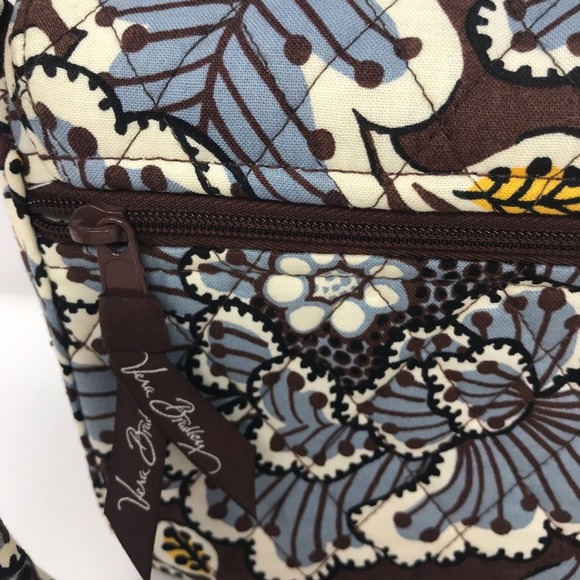 Vera Bradley “Knot Just A Clutch” Slate Blue and Brown Handbag/Clutch-NWOT - Picture 4 of 8